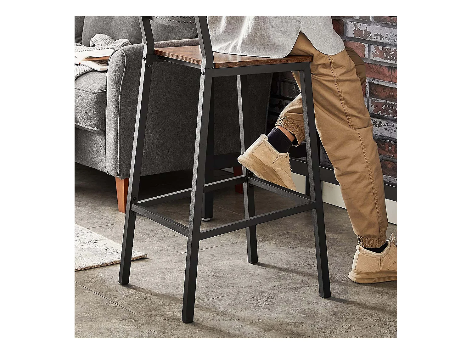 2er-Set Barstuhl Los Angeles