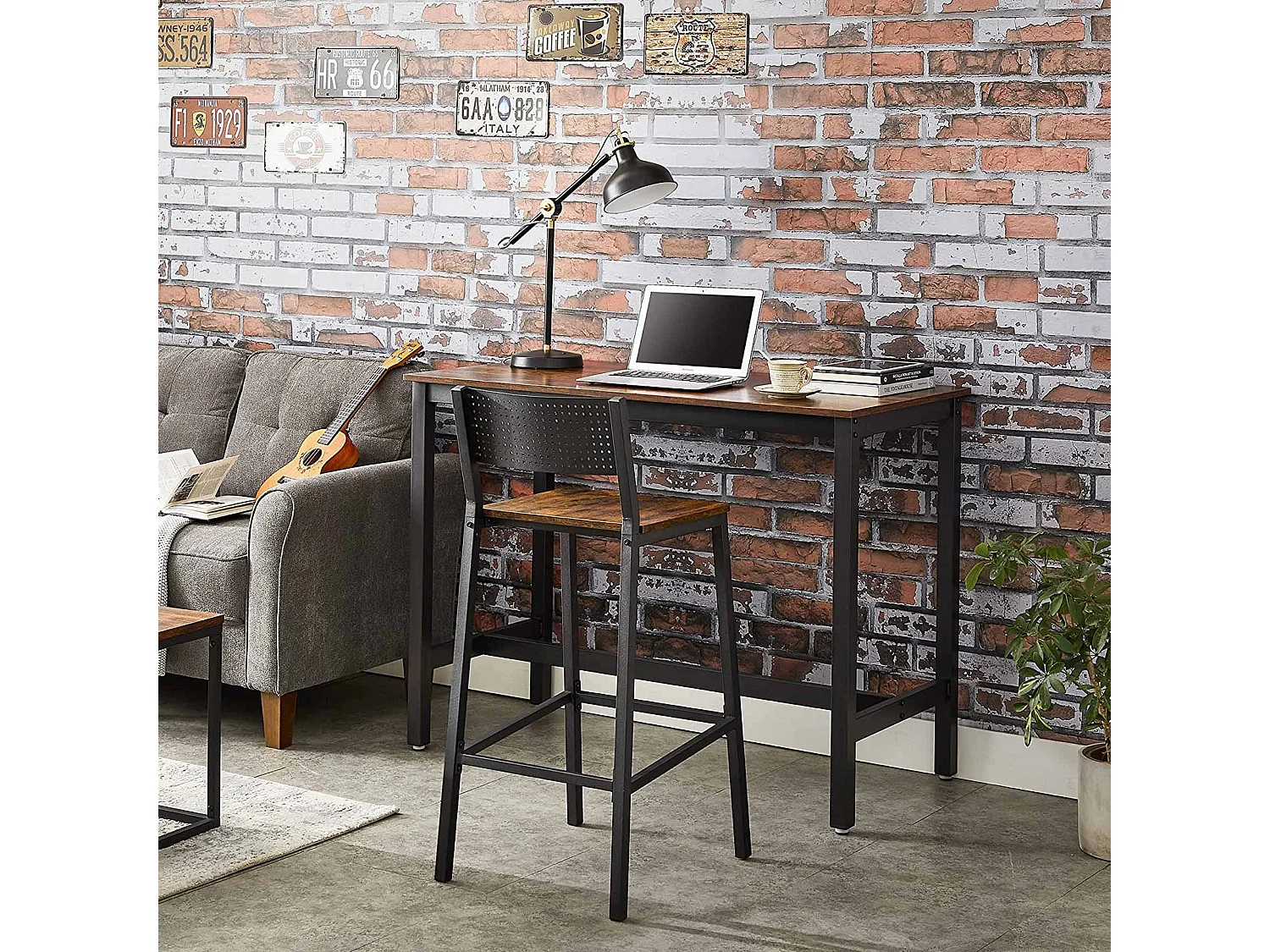 2er-Set Barstuhl Los Angeles