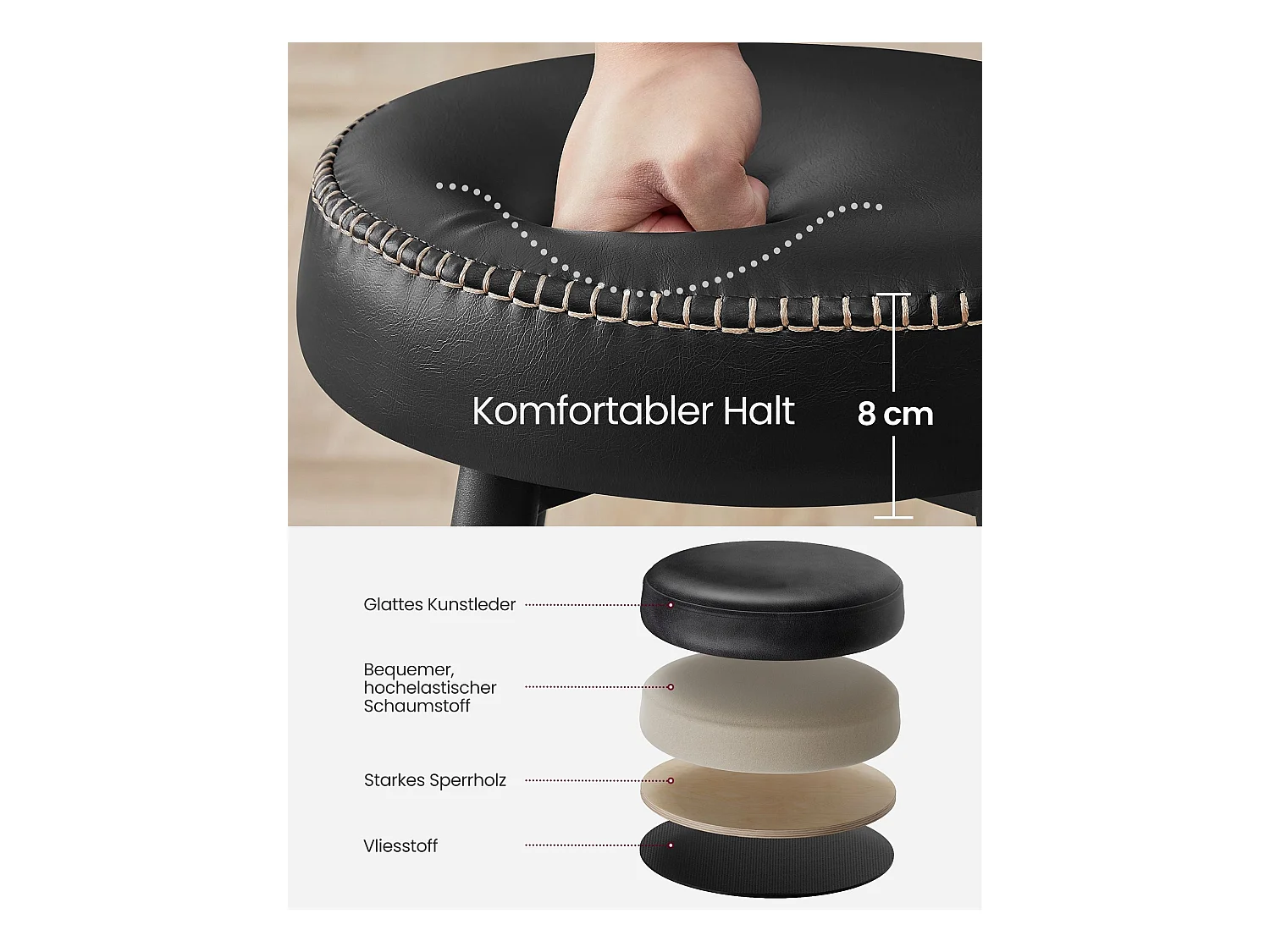 Barhocker Maseru 2er-Set