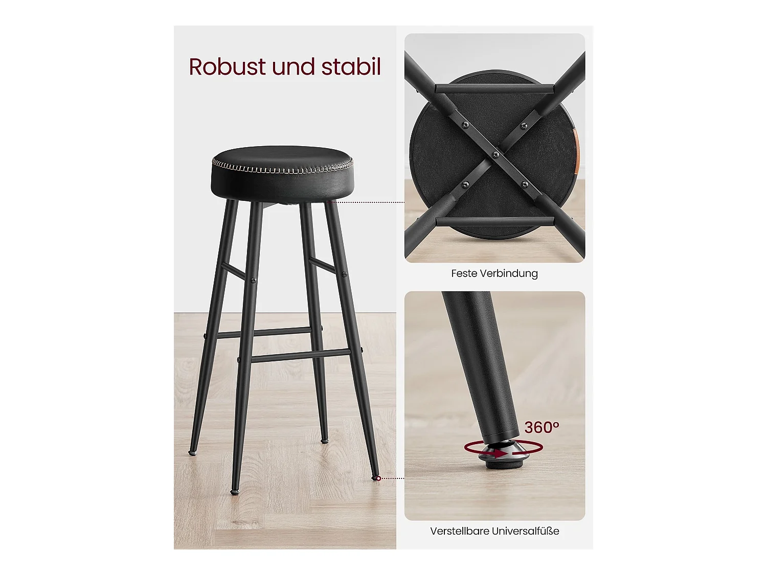 Barhocker Maseru 2er-Set