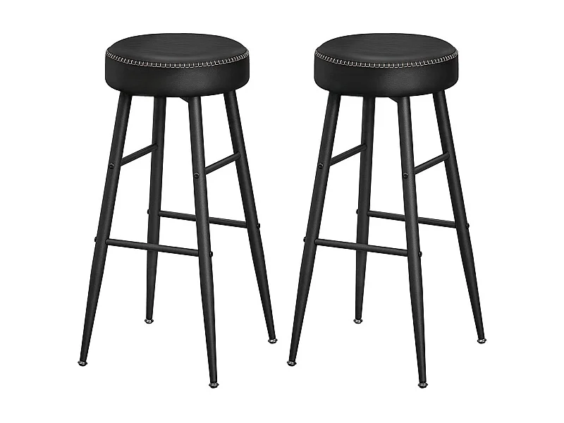 Tabourets de bar Maseru, lot de 2
