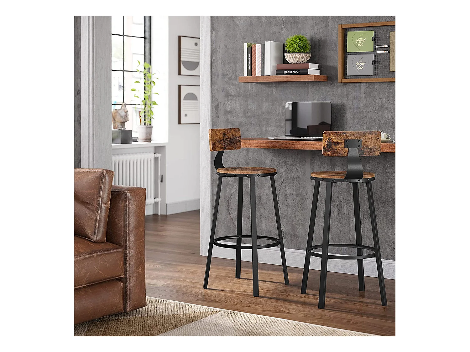 2er-Set Barstuhl Buenos Aires