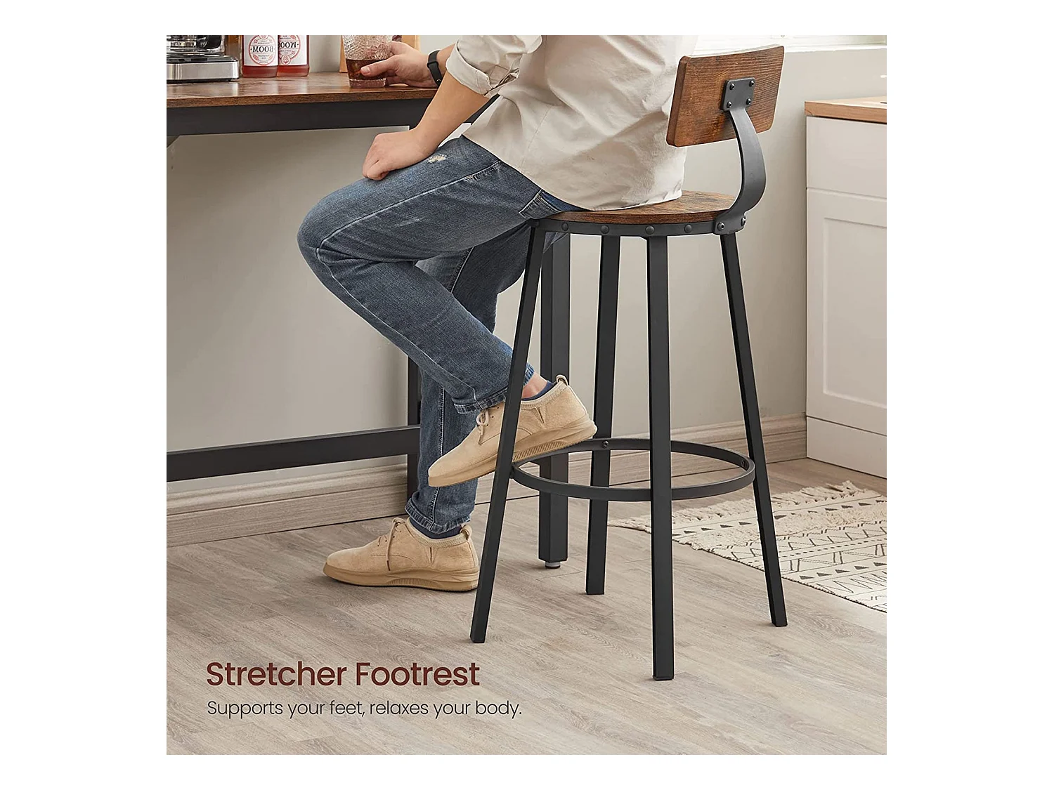 2er-Set Barstuhl Buenos Aires