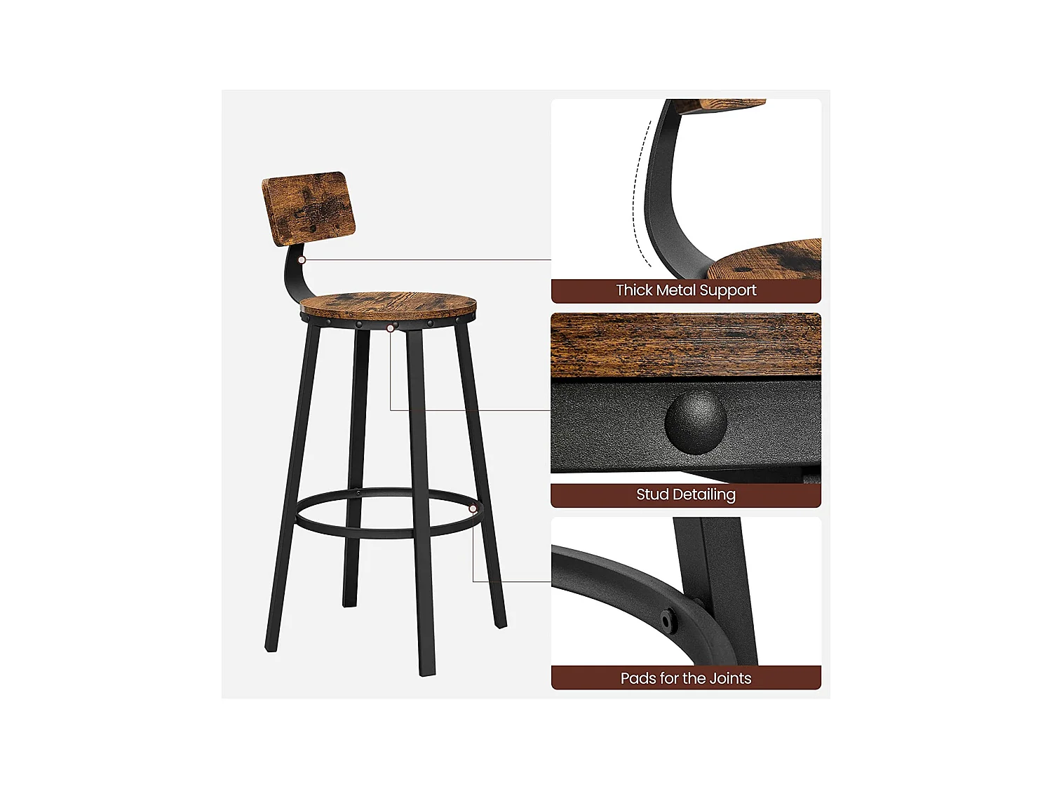 2er-Set Barstuhl Buenos Aires