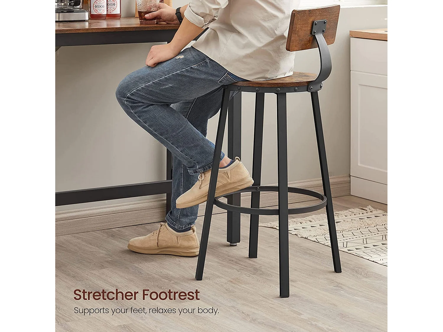 Set di 2 sgabelli da bar Buenos Aires