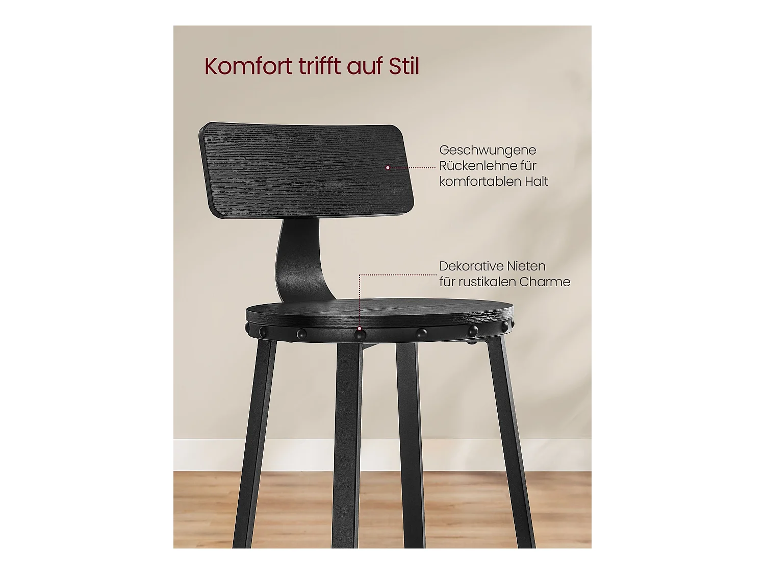 Barhocker Addis Ababa 2er-Set