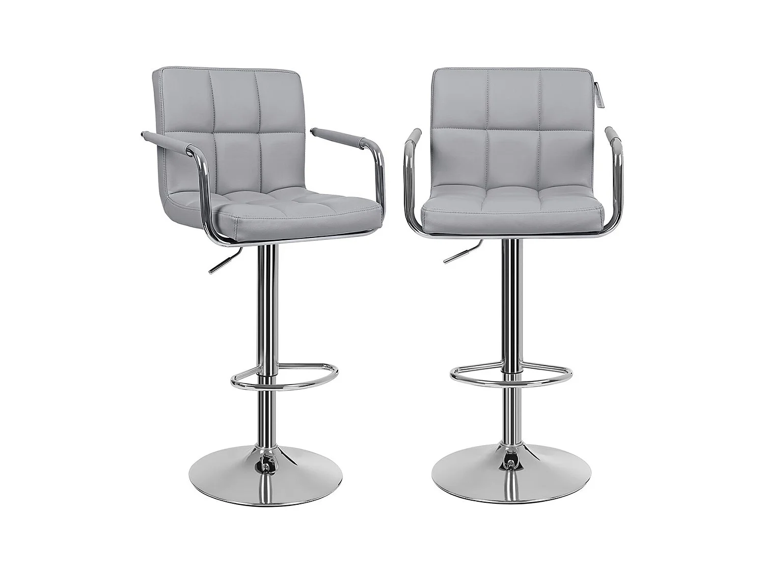 Set di 2 sedie da bar in similpelle Freetown