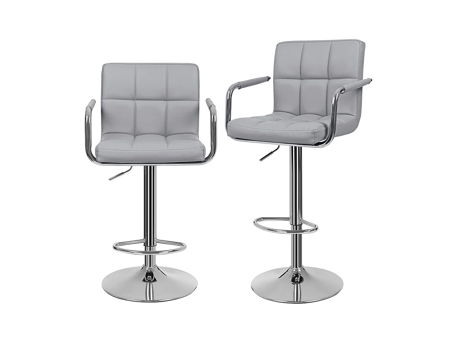 Set di 2 sedie da bar in similpelle Freetown