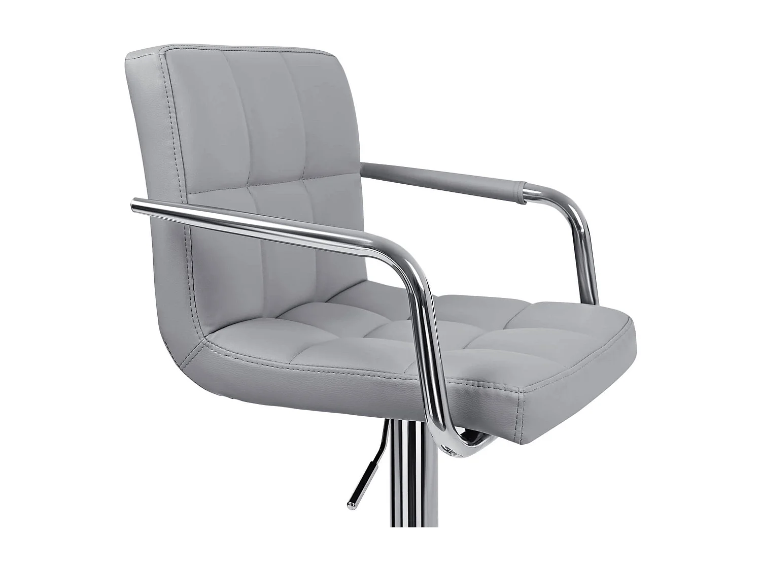 2er-Set Barstuhl Lederimitat Freetown