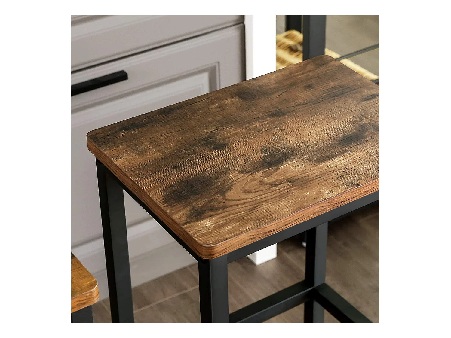 2er-Set Barhocker im Industrie-Design