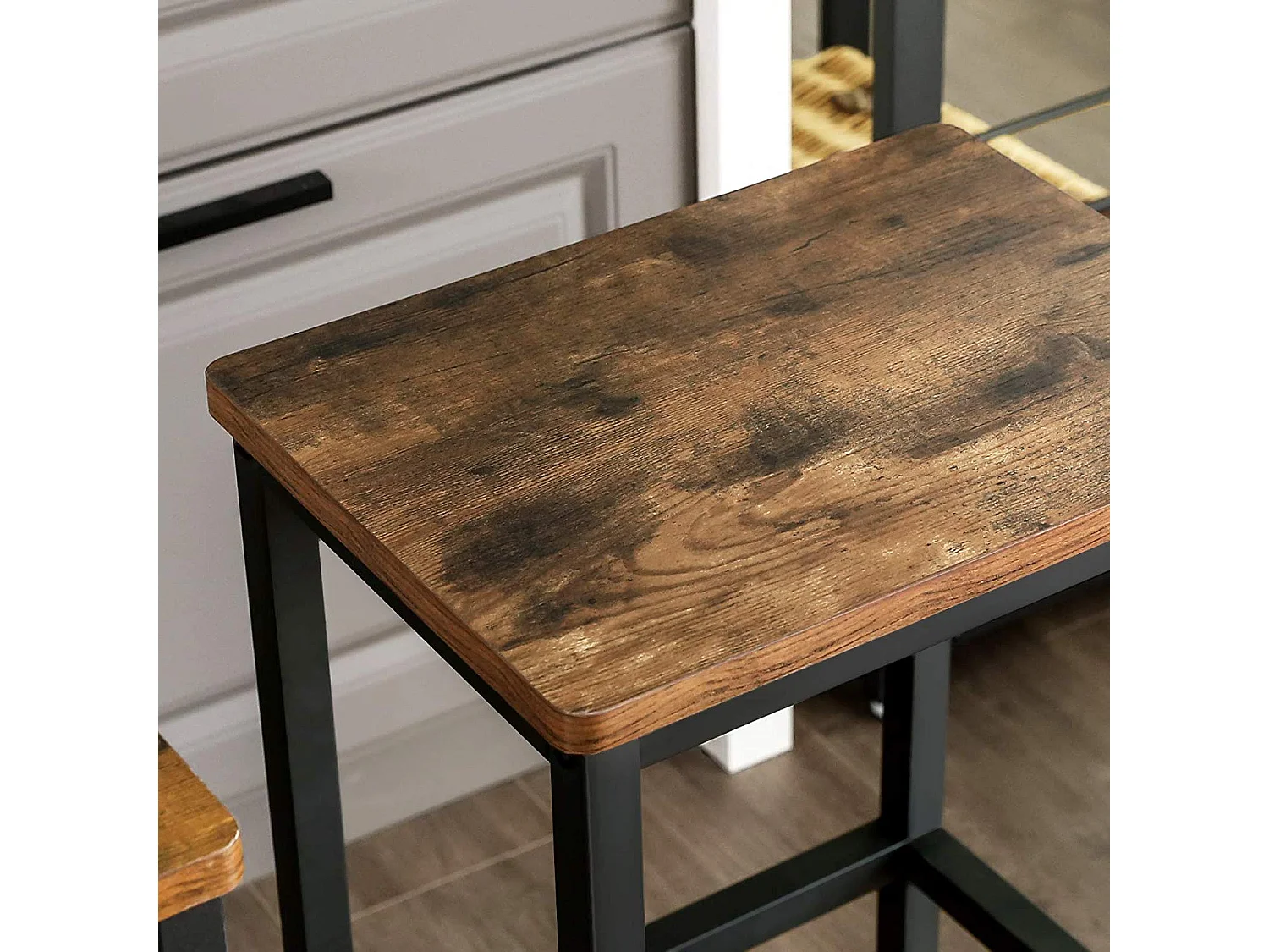 2er-Set Barhocker im Industrie-Design