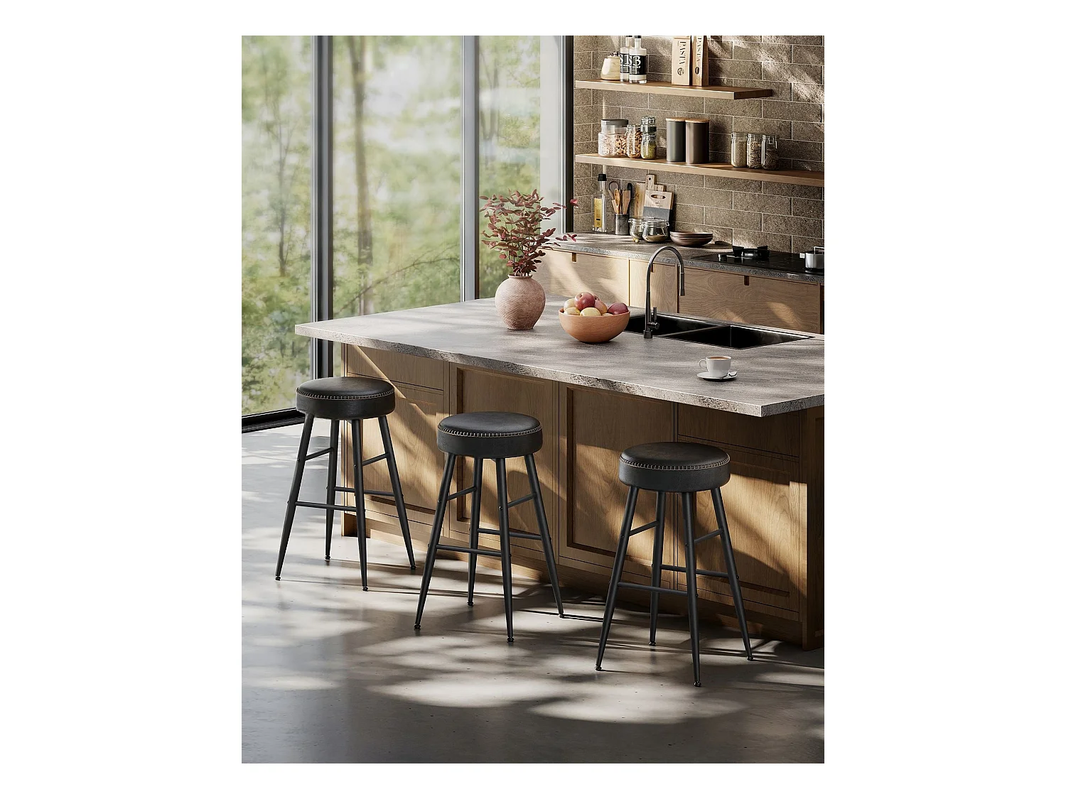 Barhocker Mbabane 2er-Set