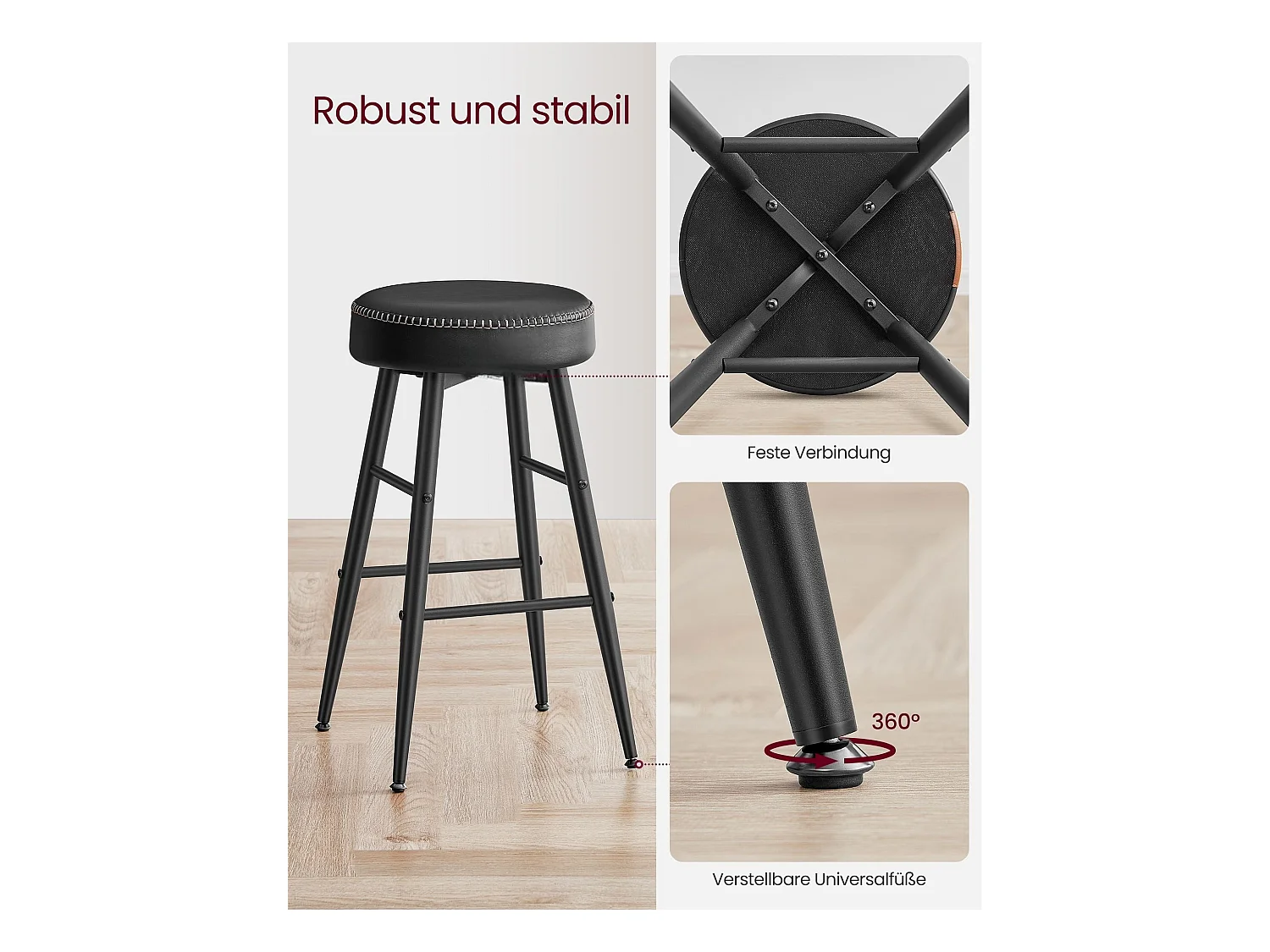 Barhocker Mbabane 2er-Set