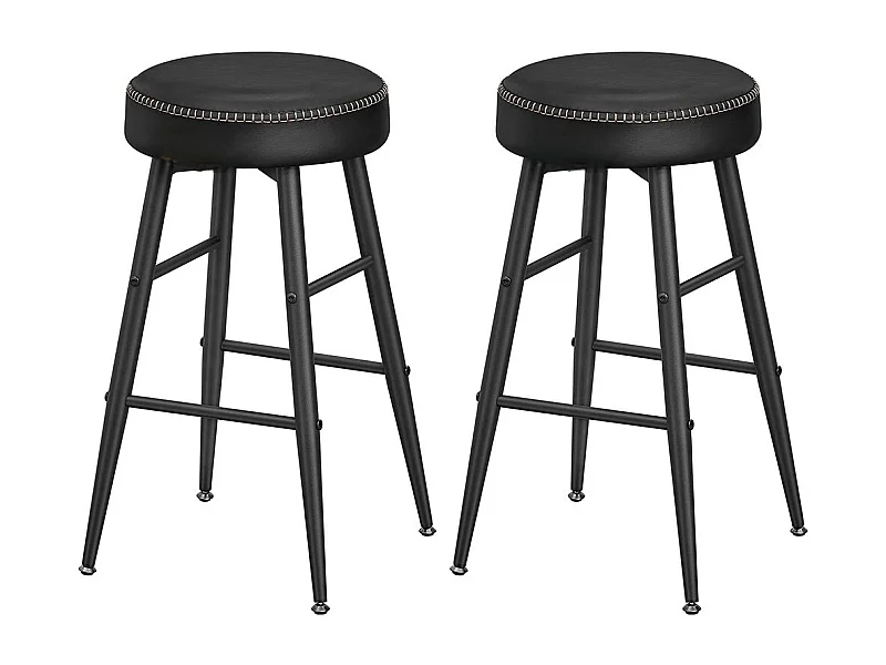 Tabourets de bar Mbabane, lot de 2