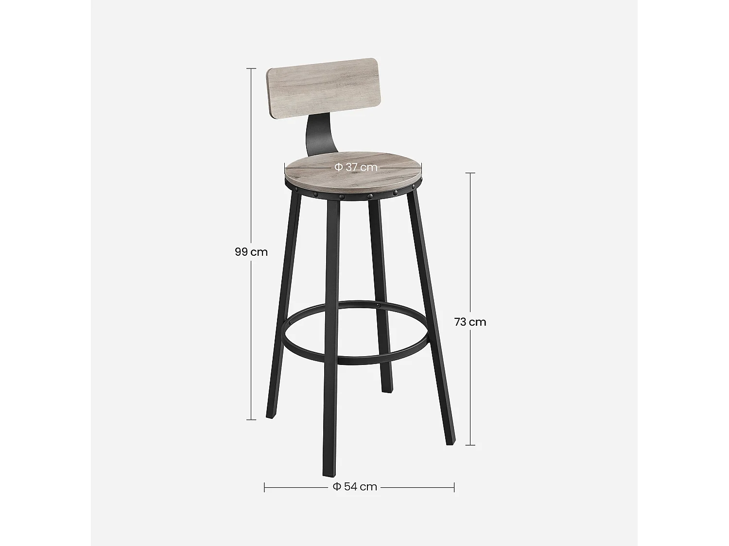 Barstuhl Hamburg 2er-Set