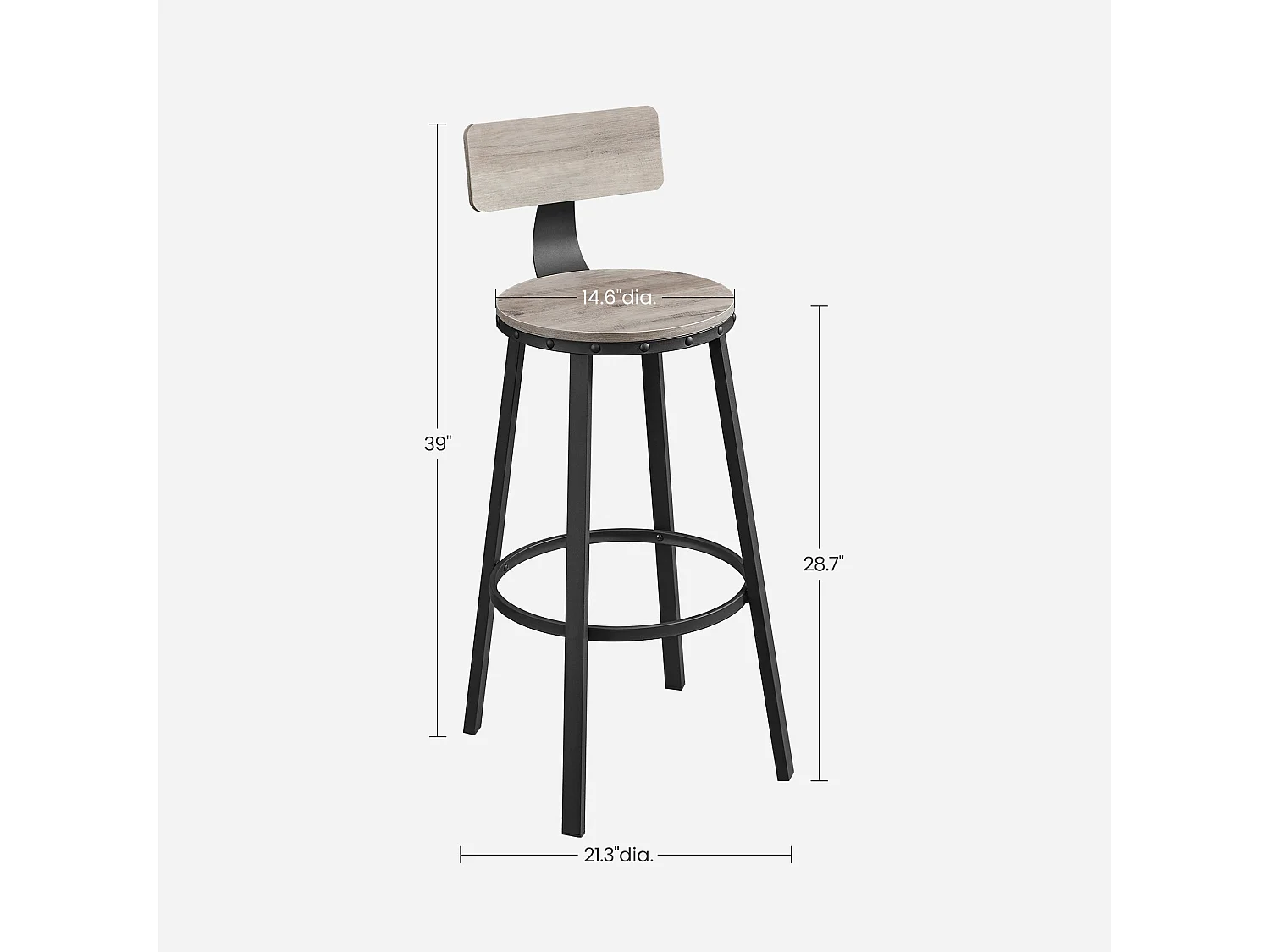 Barstuhl Hamburg 2er-Set