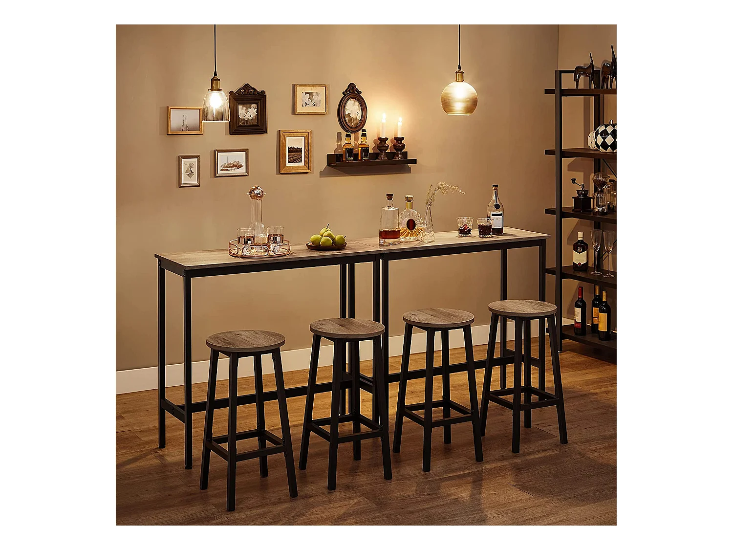 Set di 2 sgabelli da bar Kolkāta