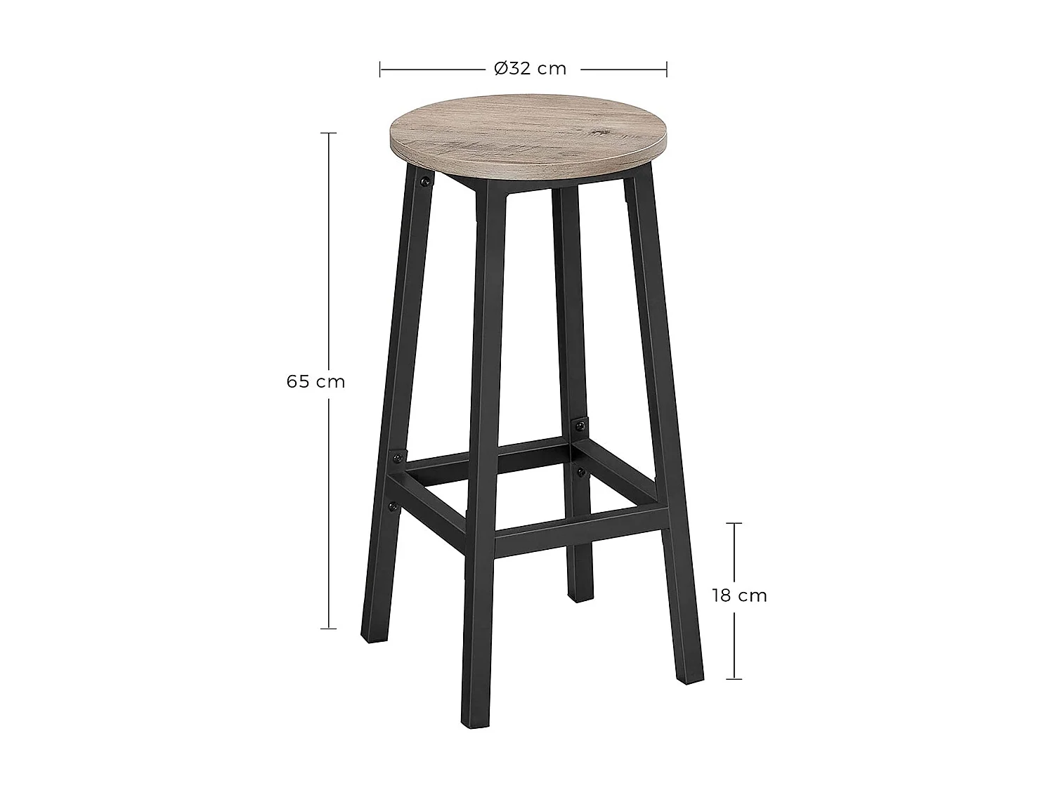 Set di 2 sgabelli da bar Kolkāta