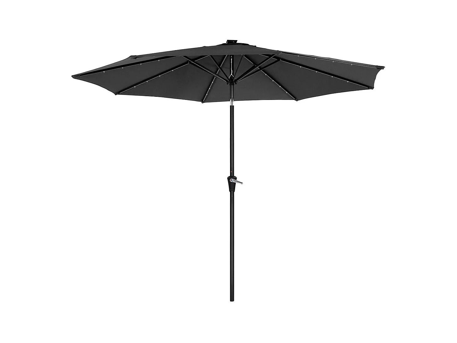 Sonnenschirm mit LED-Solar-Beleuchtung