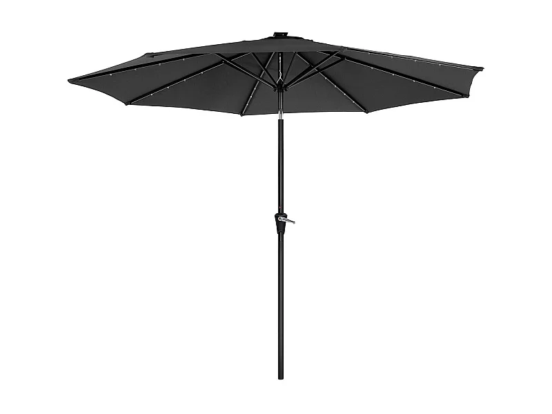 Sonnenschirm mit LED-Solar-Beleuchtung