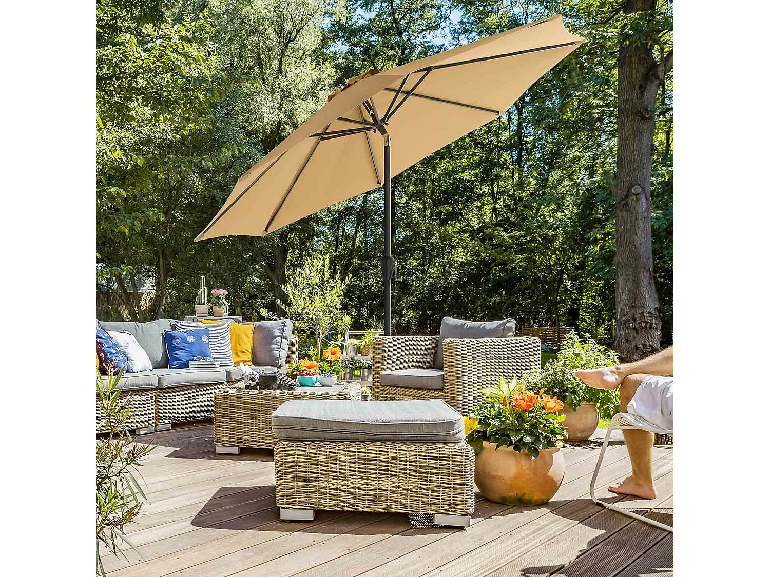 Sonnenschirm Marktschirm