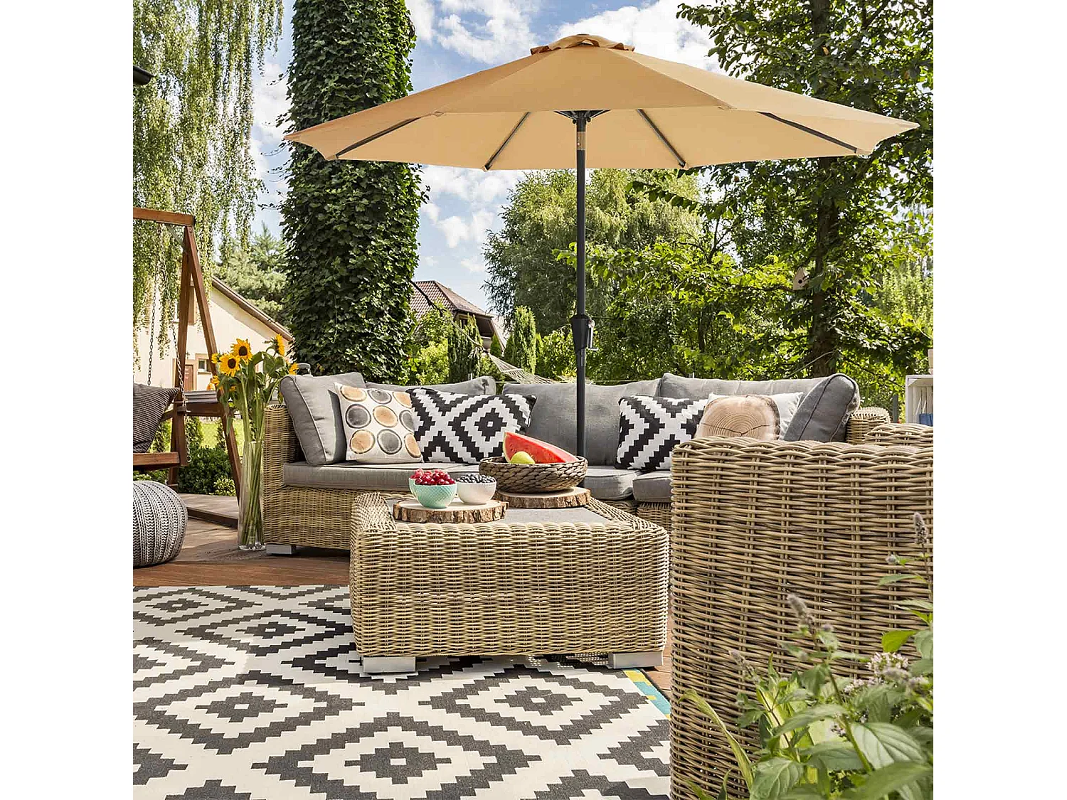 Sonnenschirm Marktschirm