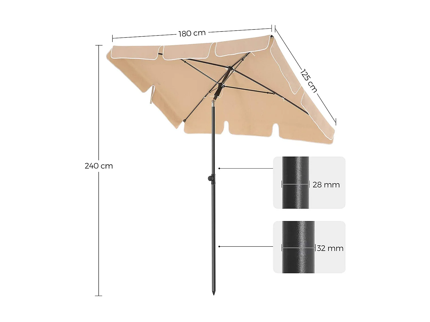Sonnenschirm Nakasongola