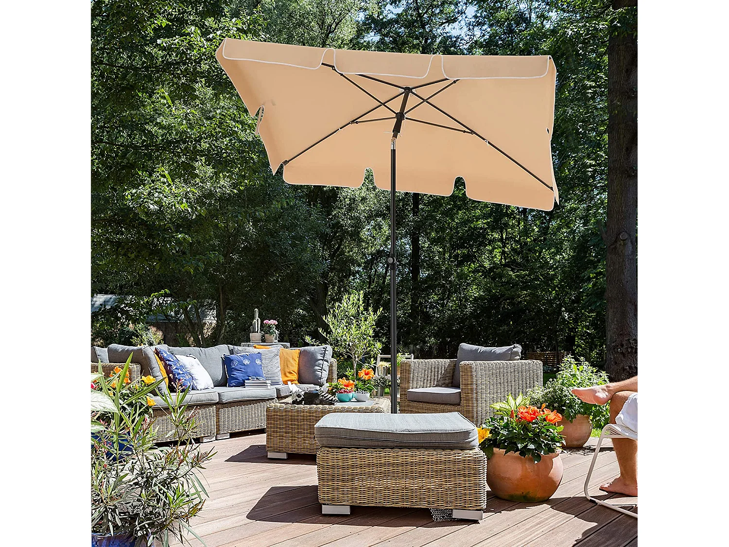 Sonnenschirm knickbar