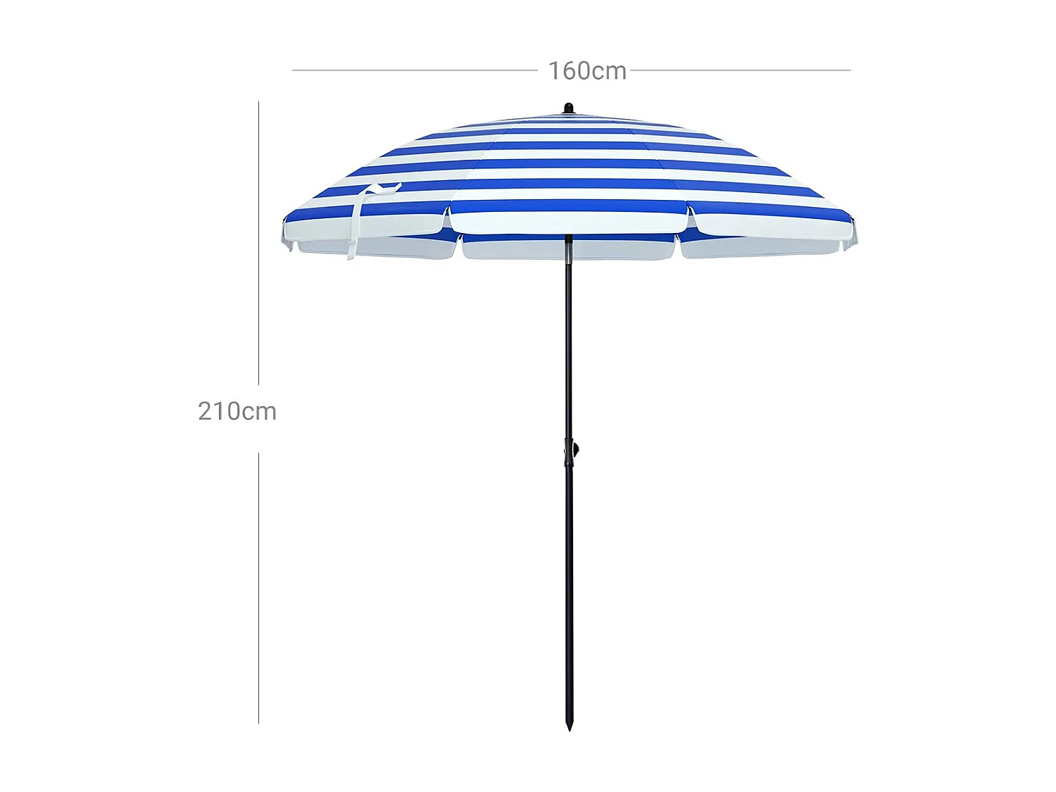 Sonnenschirm achteckig