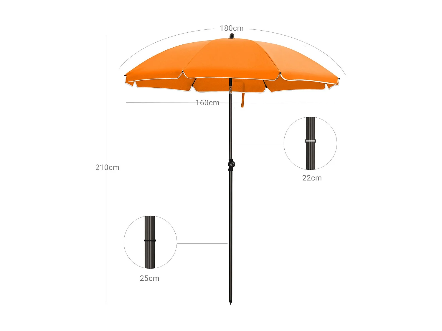 Sonnenschirm Detroit