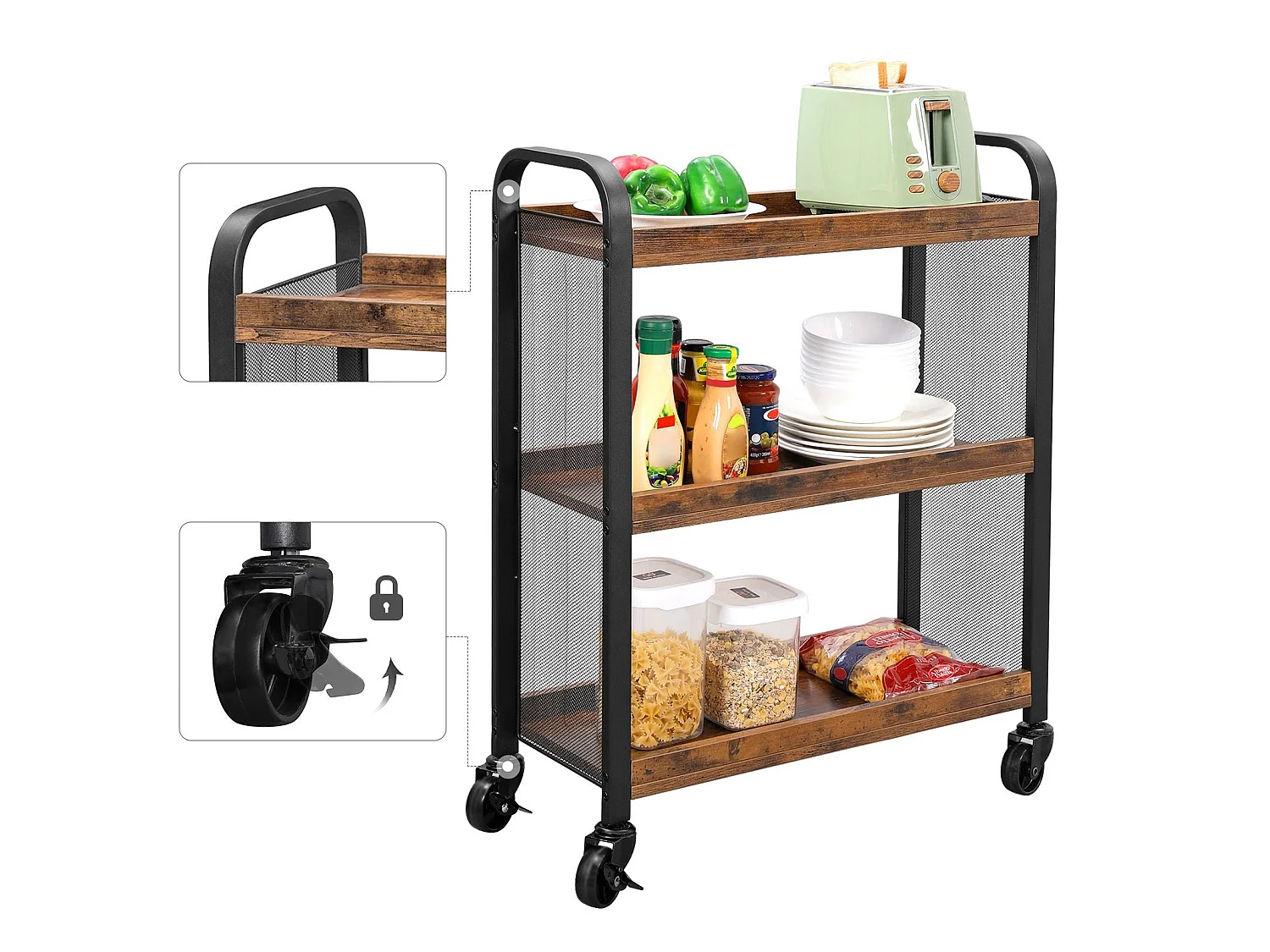 Carrello da cucina carrello da portata Balikpapan