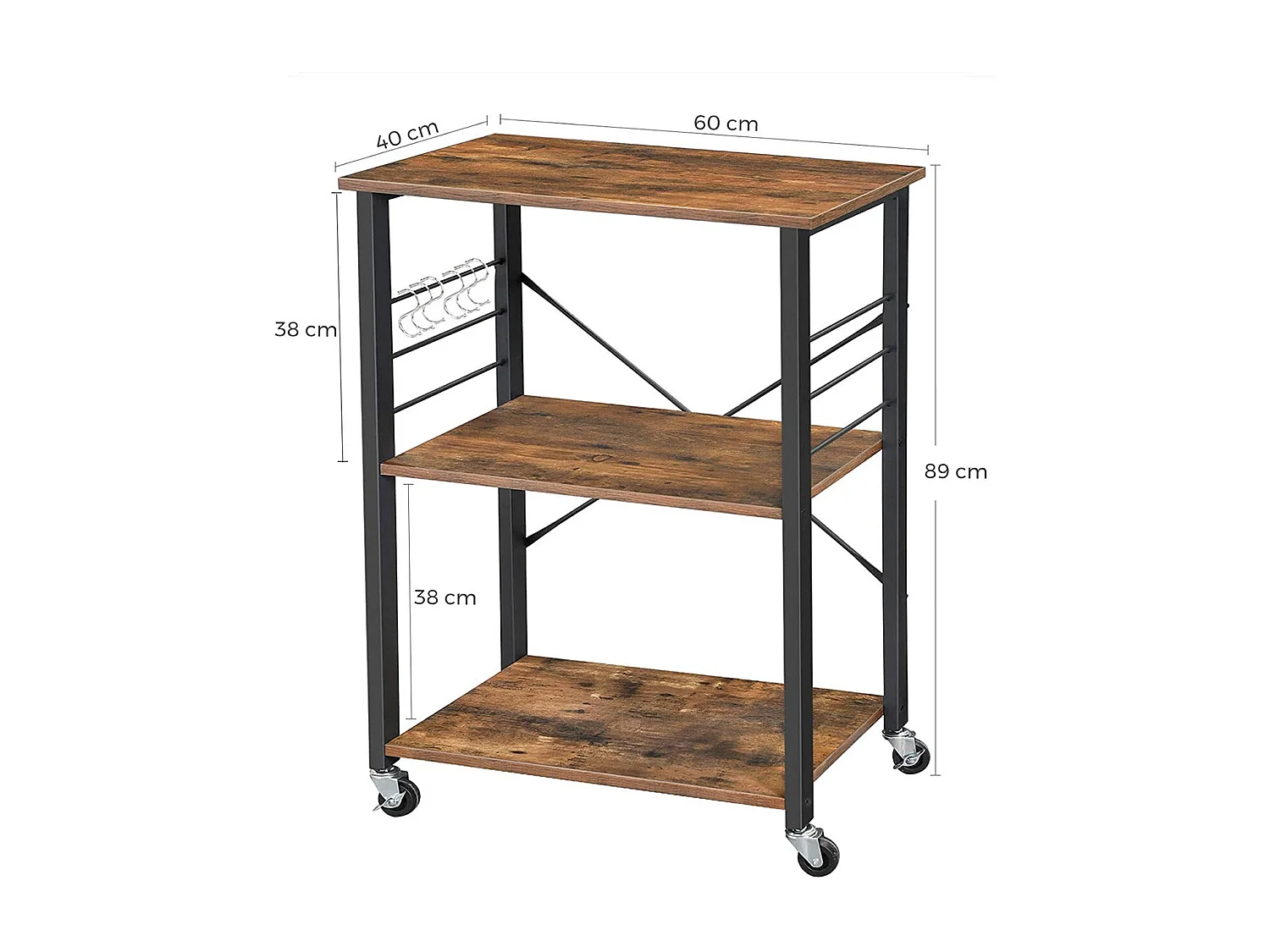 Servierwagen Küchenwagen Al Maḩallah al Kubrá