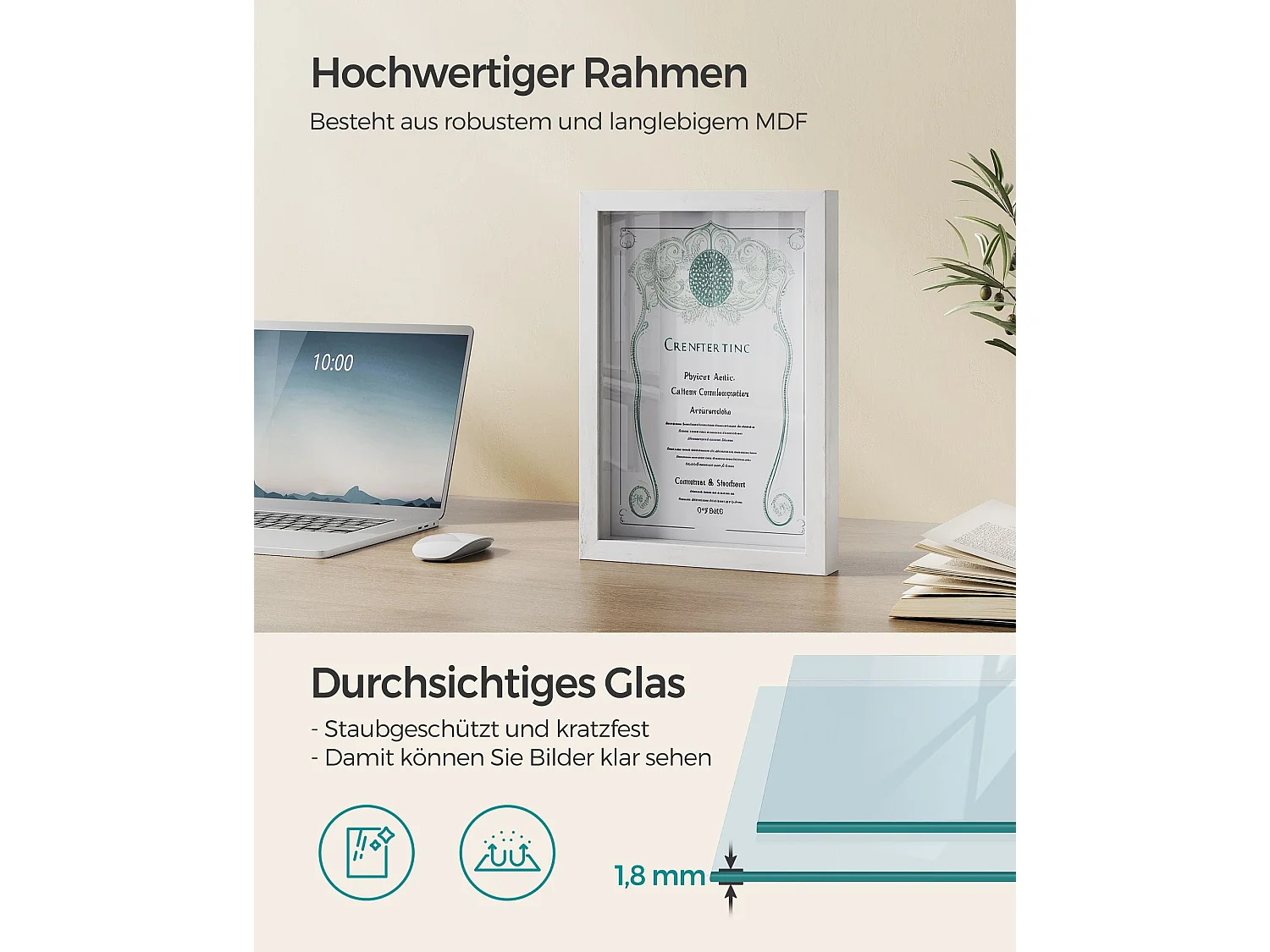 Cadres photo Madrid, lot de 2