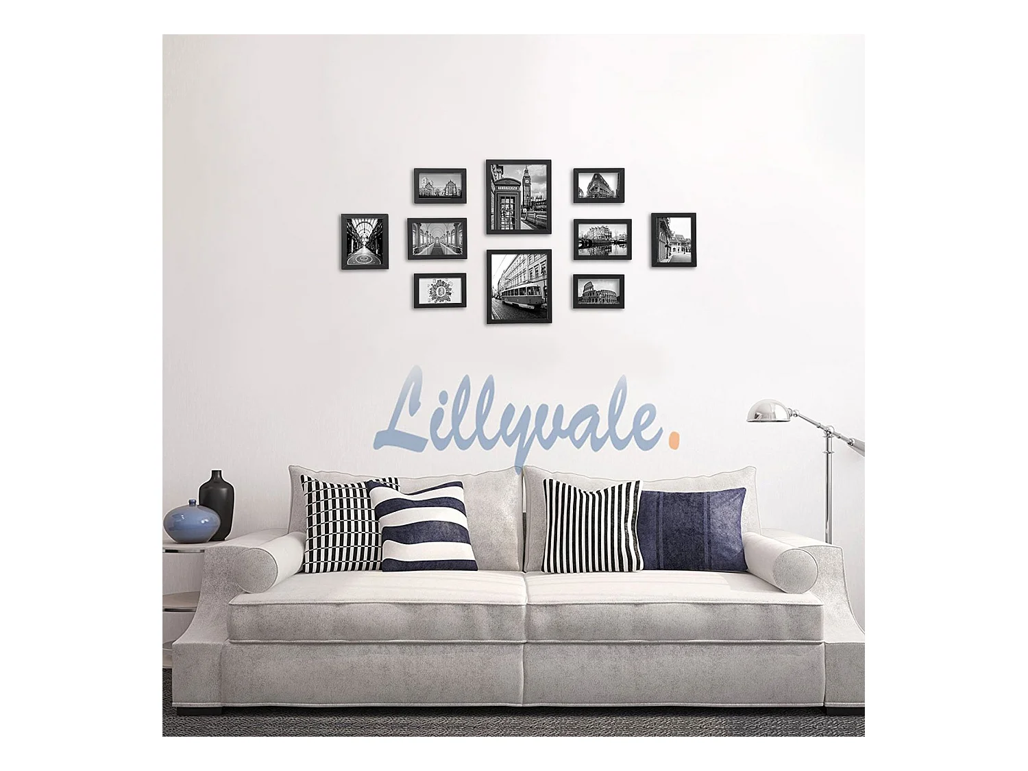 Ensemble de 10 cadres photo Monrovia