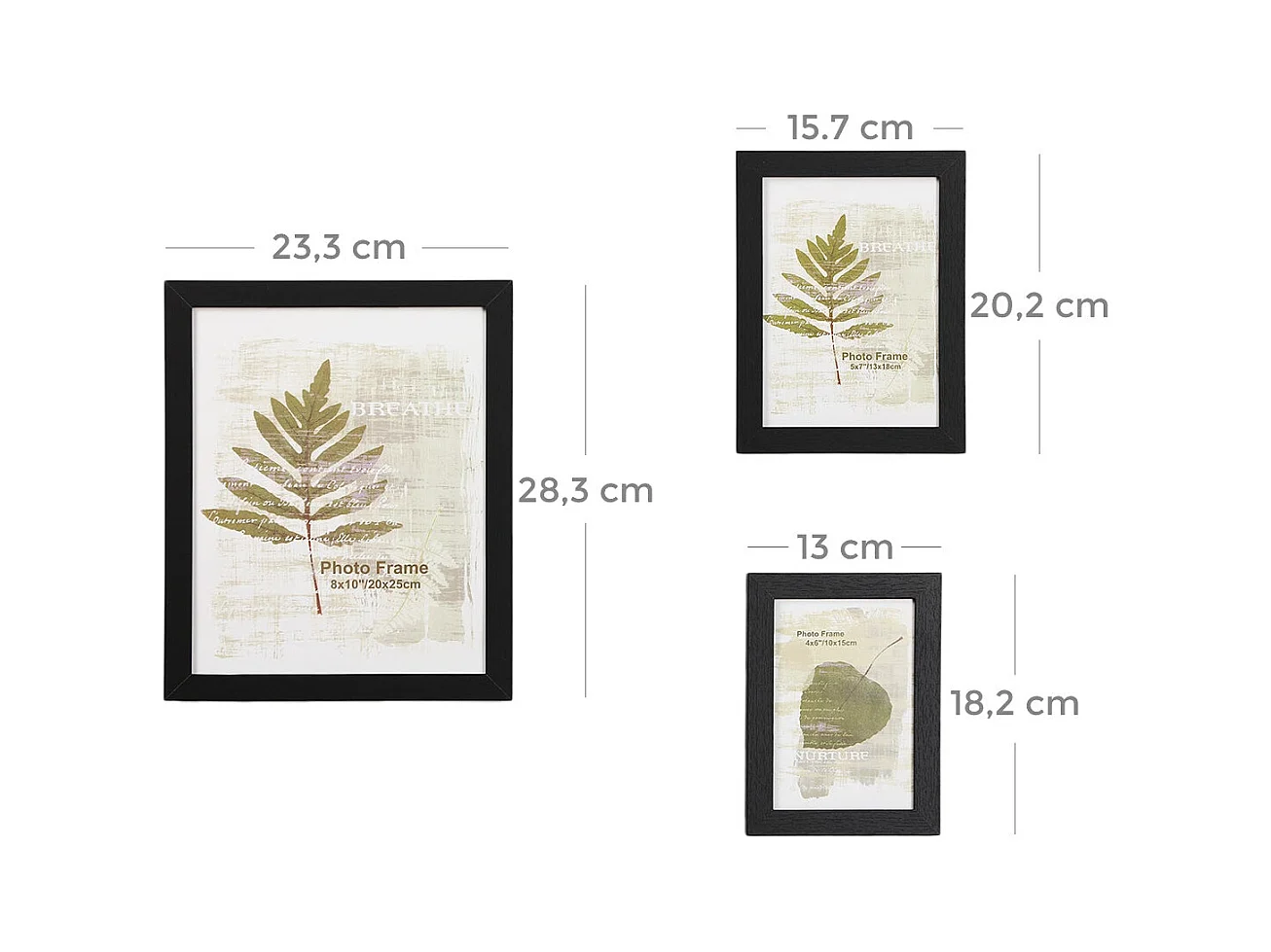 Cadres photo Monrovia, lot de 10