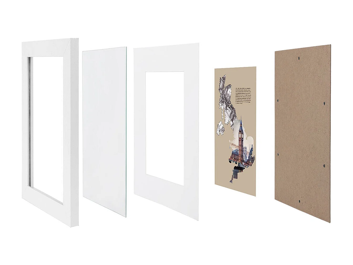 3er-Set Bilderrahmen Collage Belo Horizonte