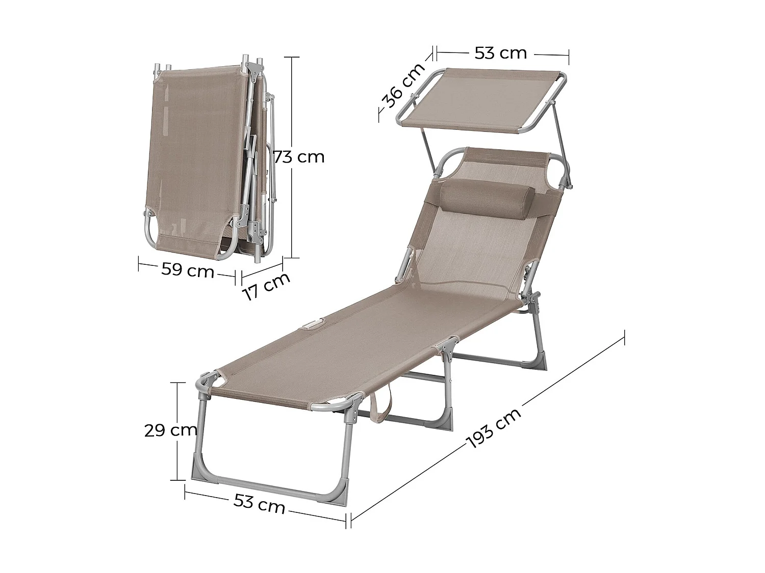 Sonnenliege Gartenliege