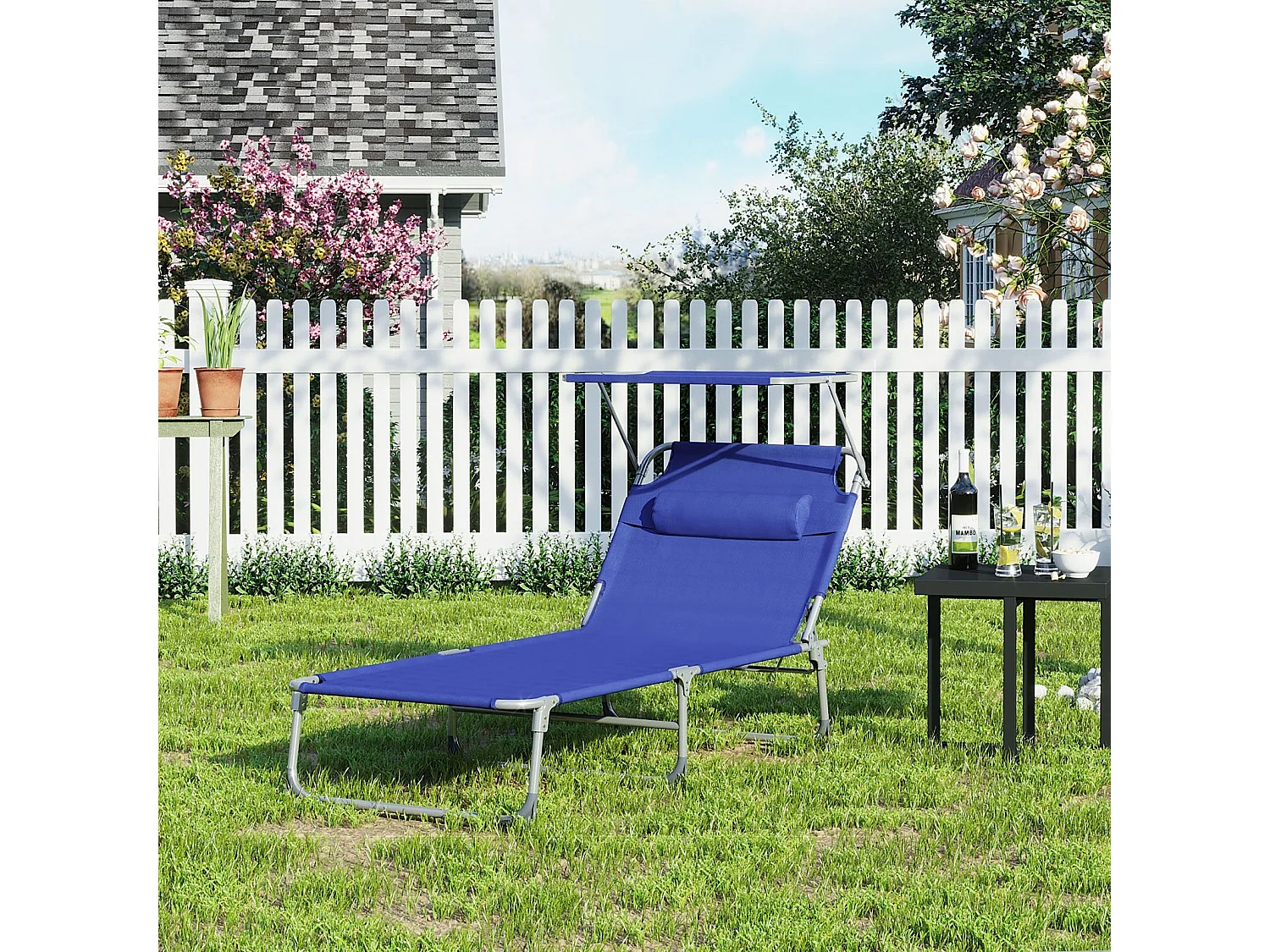 chaise longue de jardin