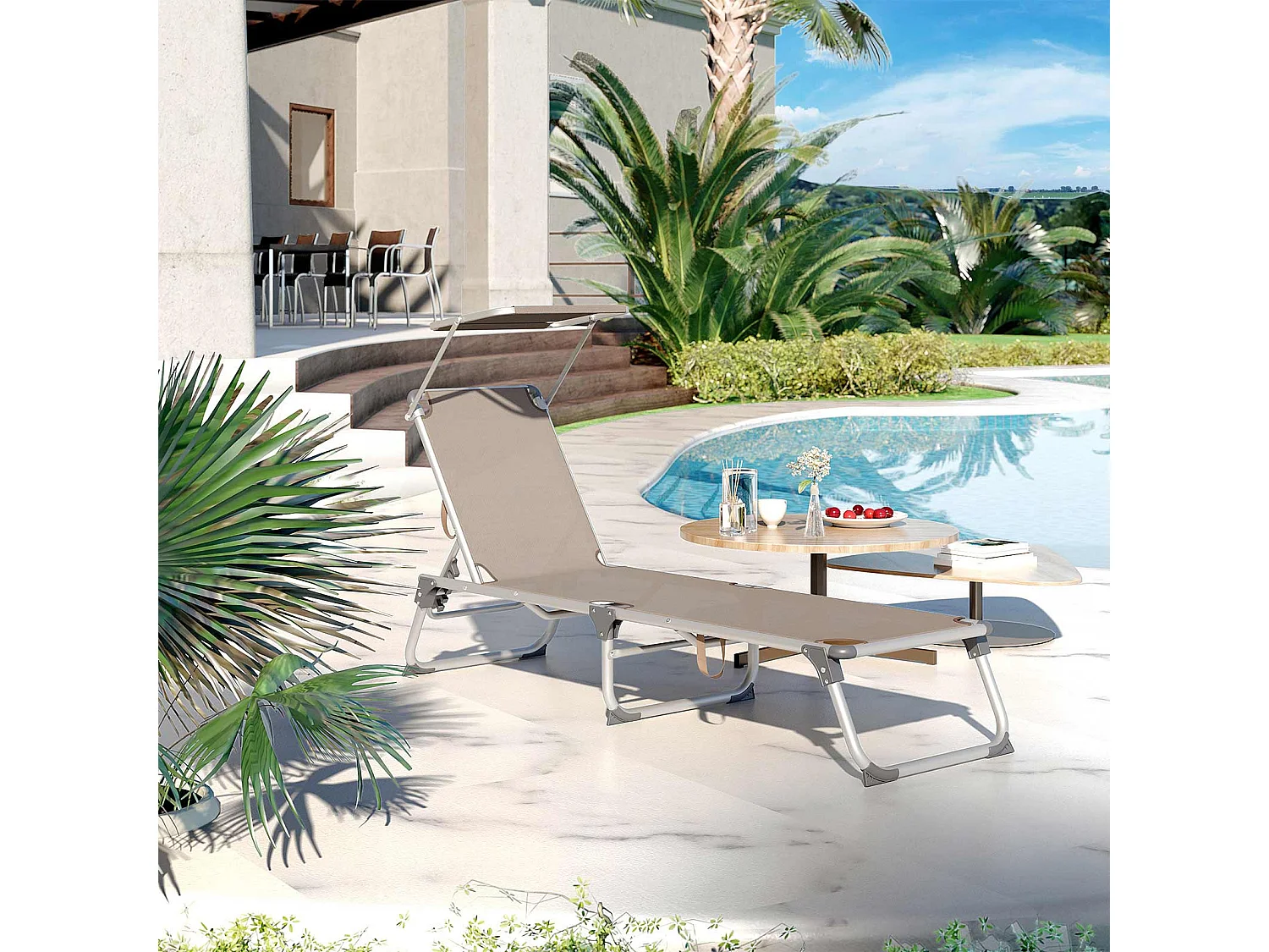 Sonnenliege Gartenliege