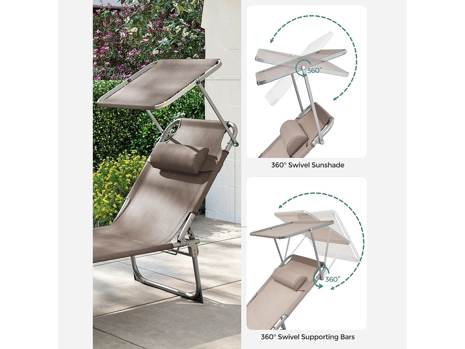 Sonnenliege Gartenliege