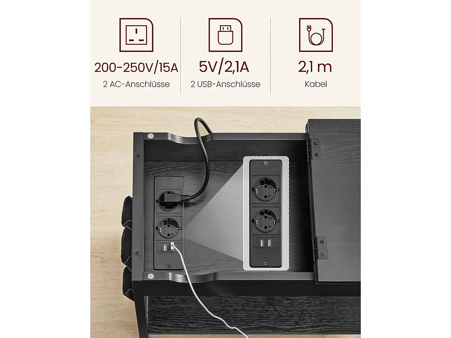 Beistelltisch Kinshasa