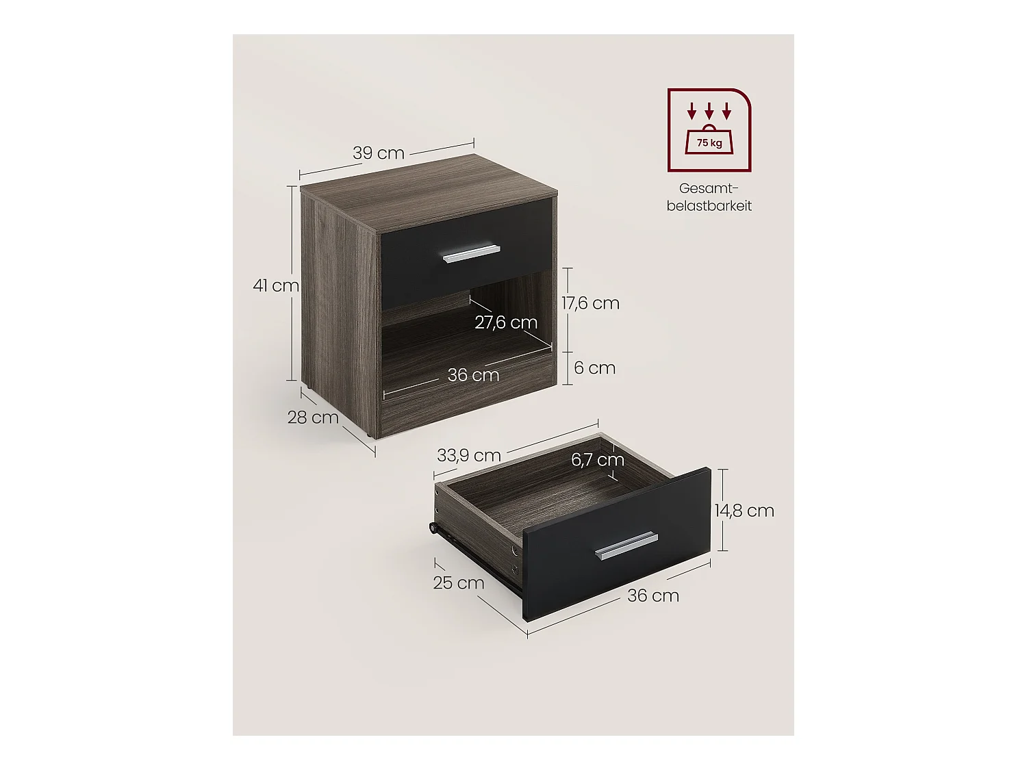 Beistelltisch Kingston