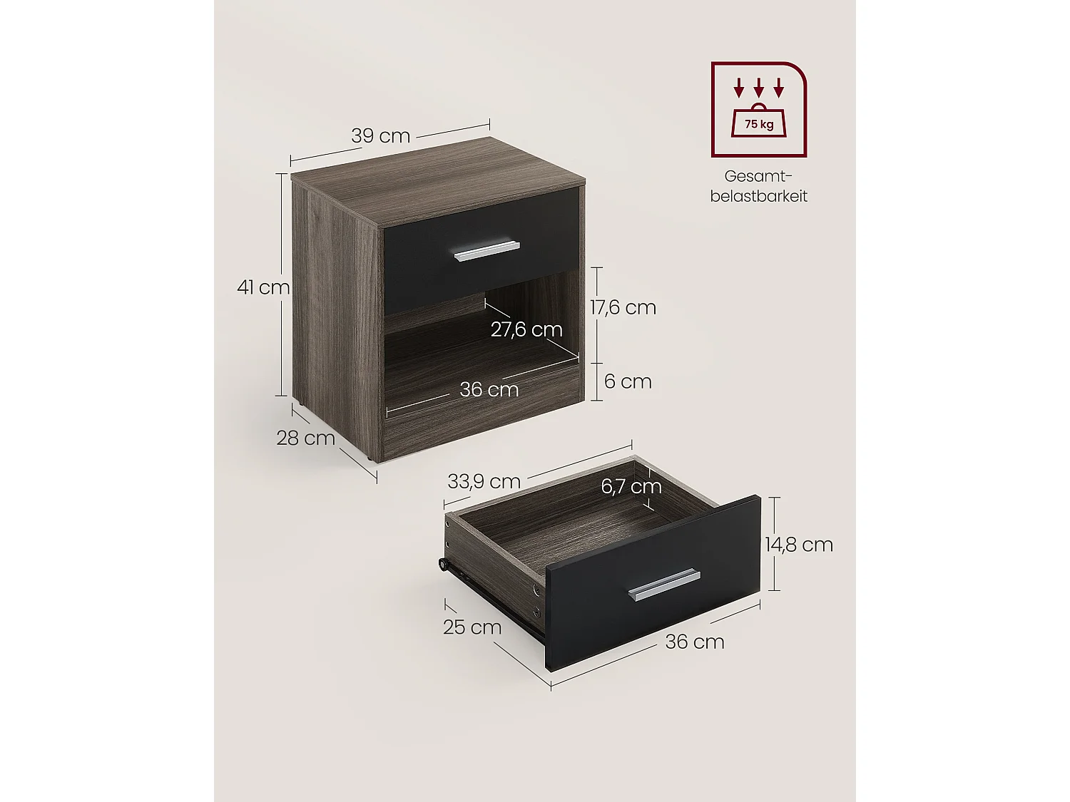 Beistelltisch Kingston