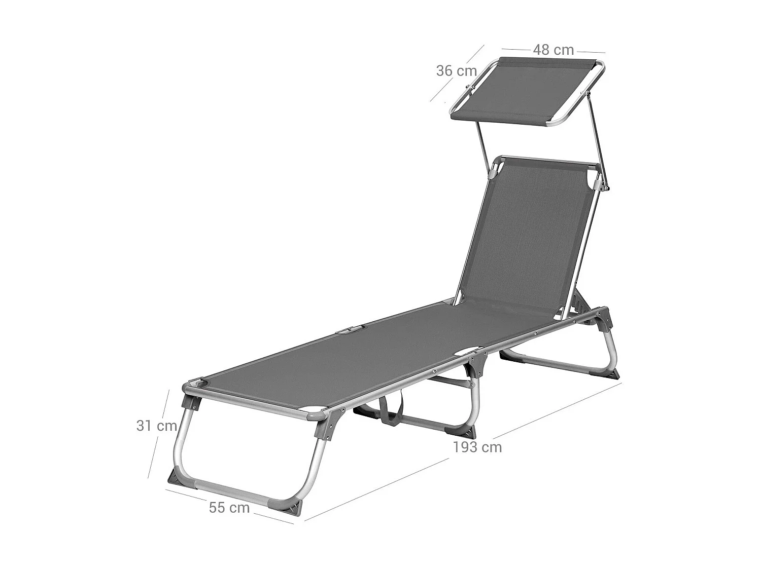 Sonnenliege Gartenliege