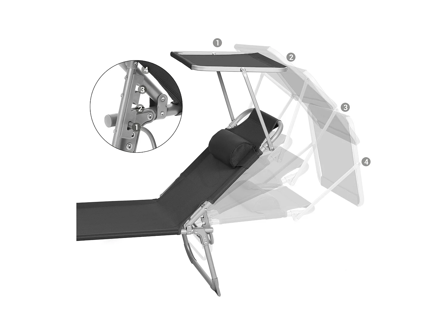 Sonnenliege Gartenliege