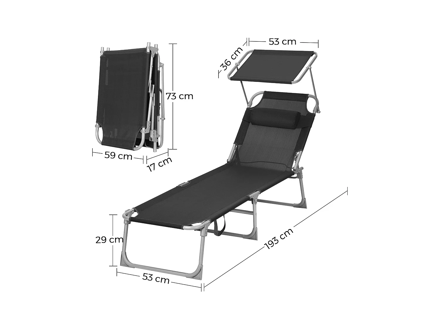 Sonnenliege Gartenliege