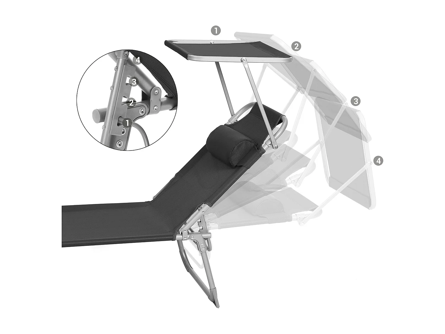 Sonnenliege Gartenliege