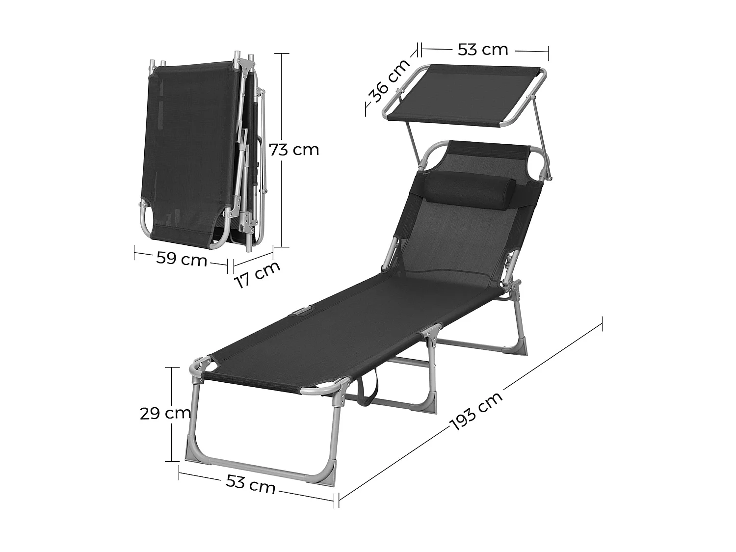 Sonnenliege Gartenliege