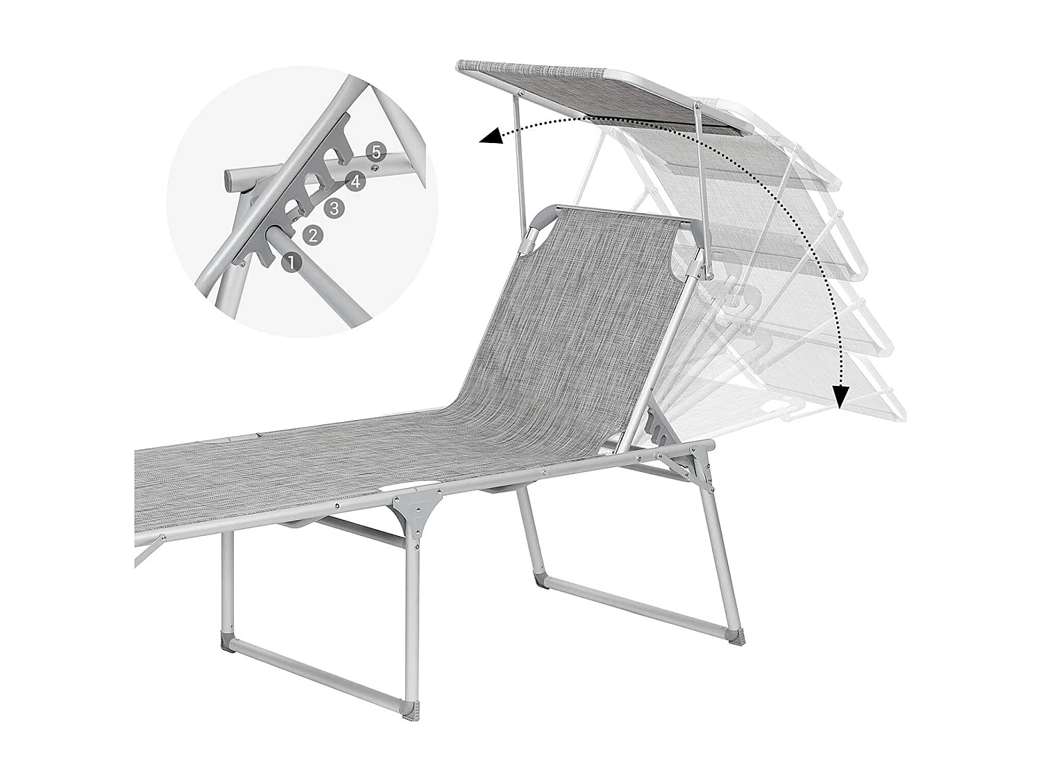 Sonnenliege Gartenliege