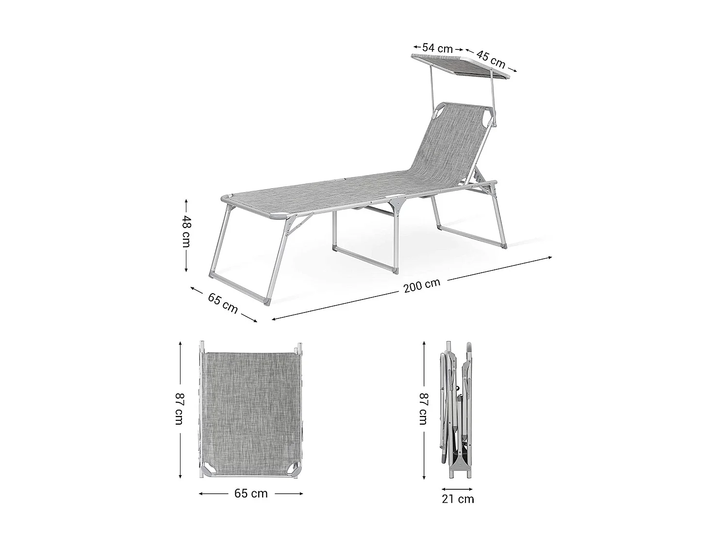 Sonnenliege Gartenliege